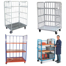 Warehouse Foldable Galvanized Heavy Duty Roll Cage